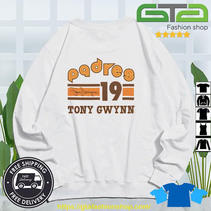 Padres Tony Gwynn Signature Jersey T-shirt,Sweater, Hoodie, And