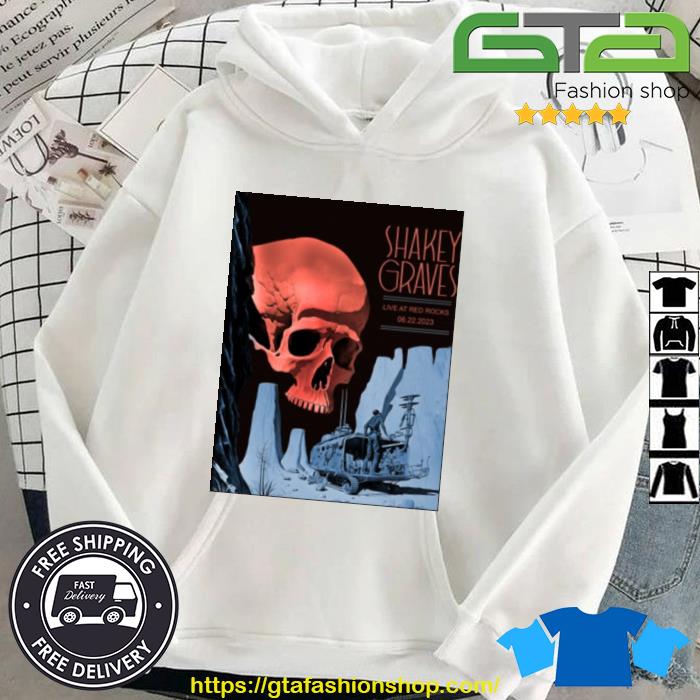 Propeller Shakey Graves X Red Rocks Shirt Hoodie