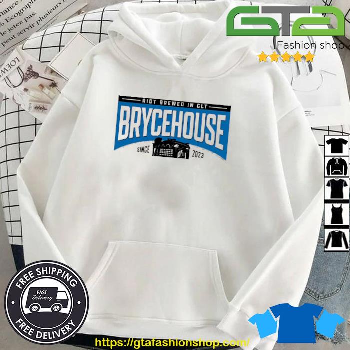 Riot Brewed In Clt Brycehouse Since 2023 Shirt Hoodie