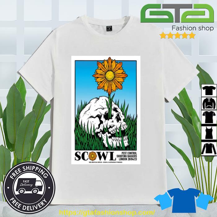 Scowl London Pest Control Shooting Daggers April 28 2023 Shirt