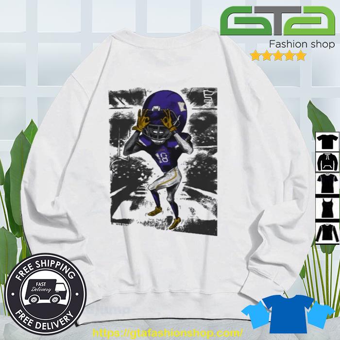 Sotastick Justin Jefferson Griddy Touchdown Dance Shirt, hoodie, sweater,  long sleeve and tank top