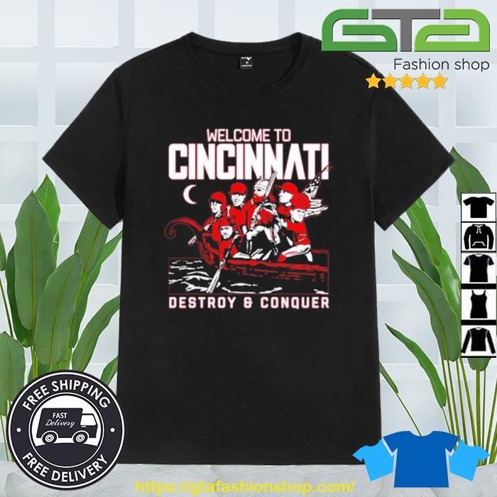 Welcome to Cincinnati Vikings destroy and conquer funny T-shirt, hoodie,  sweater, long sleeve and tank top