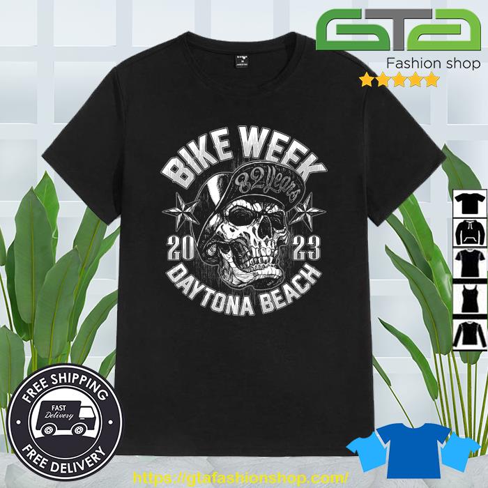 2023 Daytona Bike Week Snapback Skull Shirt