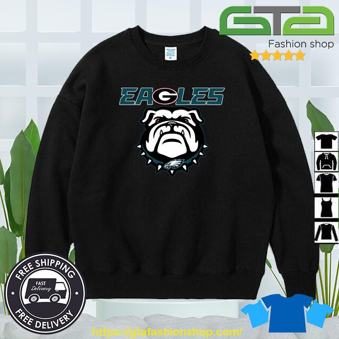 Philadelphia Eagles Georgia Bulldogs bulldogs logo football poster sport  shirt, hoodie, sweater, long sleeve and tank top