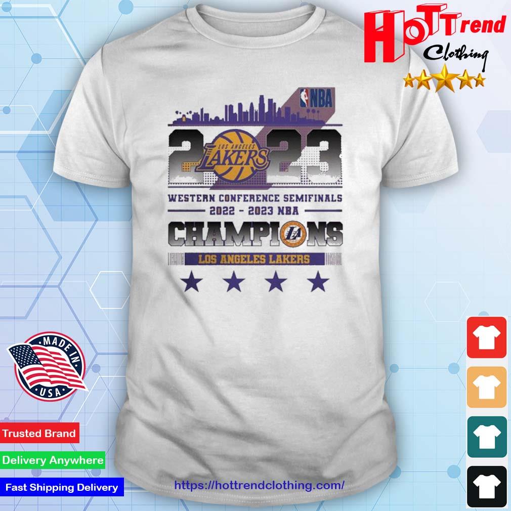 2023 Western Conference Semifinals NBA Champions Los Angeles Lakers Shirt