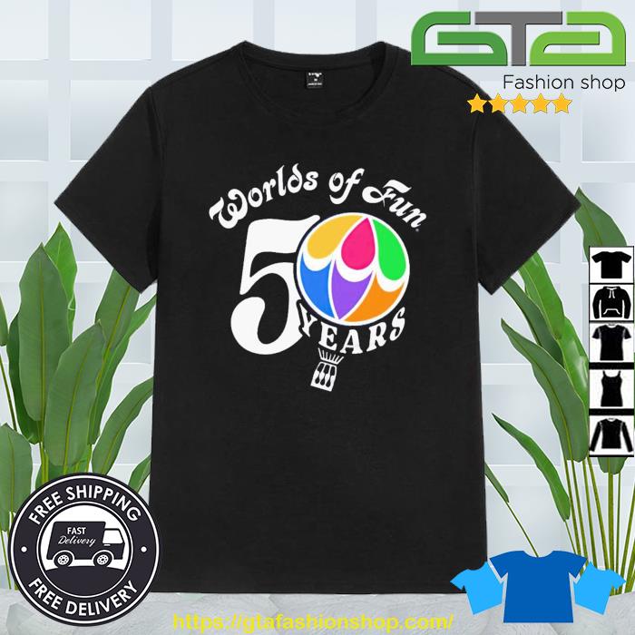 50 Years Of Worlds Of Fun Shirt