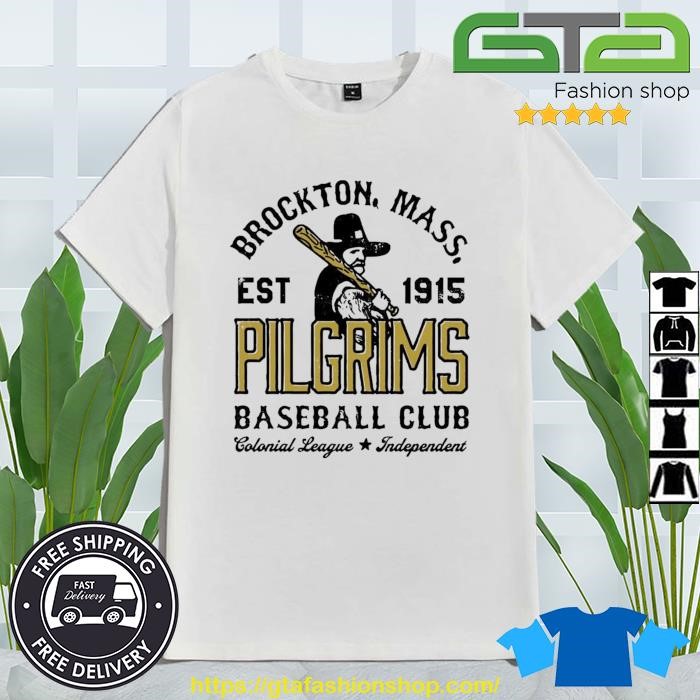 Brockton Pilgrims Massachusetts Vintage Defunct Baseball Teams Shirt