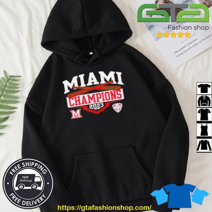 Miami Redhawks 2023 Mac Softball Conference Tournament Champions Shirt Hoodie.jpg