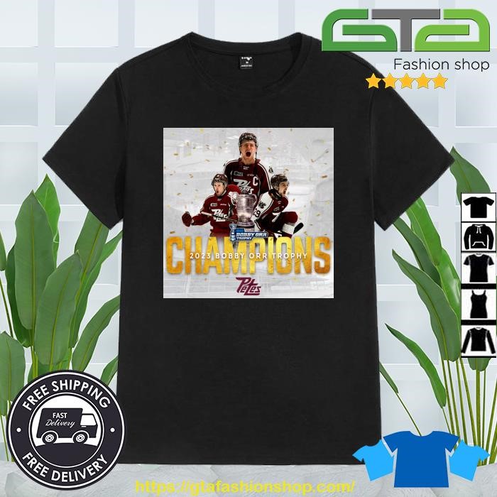 Peterborough Petes 2023 Bobby Orr Trophy Champions Shirt
