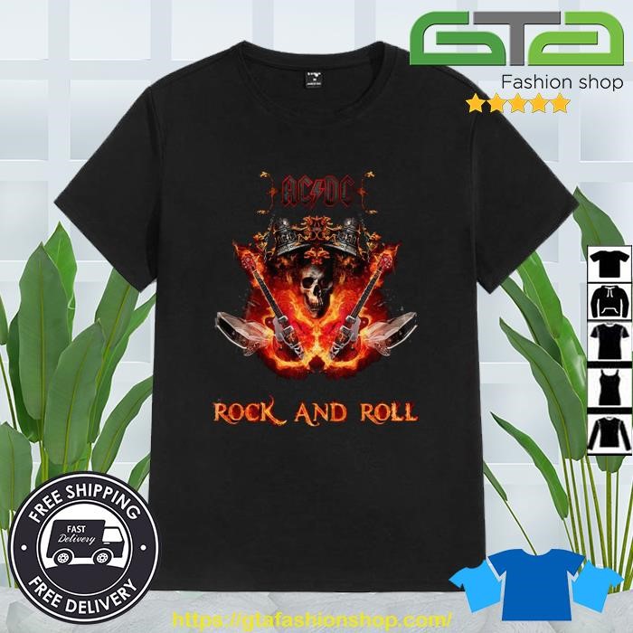Vintage ACDC Rock And Roll Band 2023 Shirt