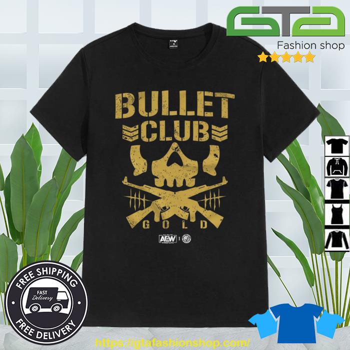 AEW x NJPW Bullet Club Gold Shirt