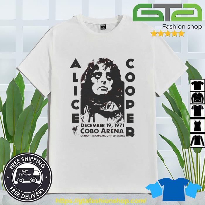Alice Cooper Cobo Arena Shirt