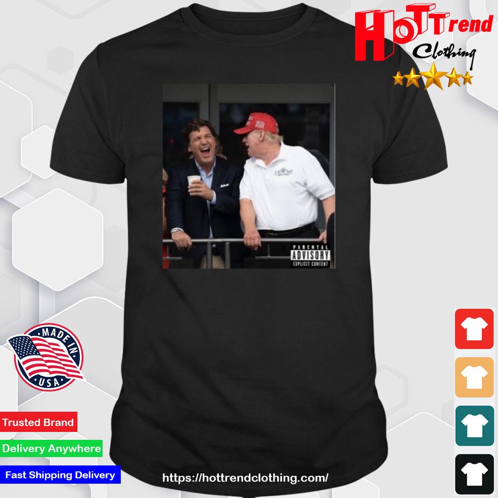 Alx Wearing Tucker Carlson And Trump Shirt