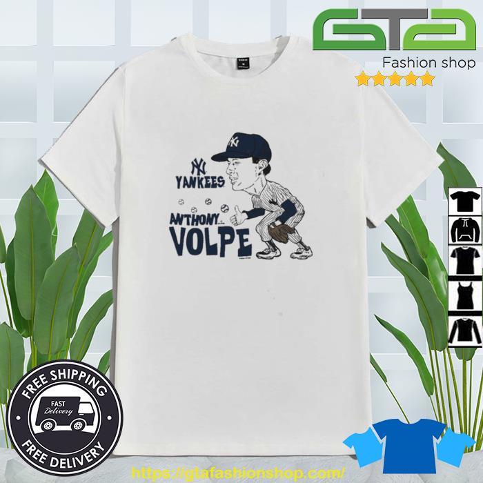 Anthony Volpe New York Yankees Caricature Shirt