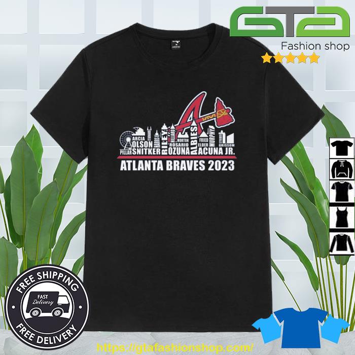Atlanta Braves 2023 Skylines Shirt
