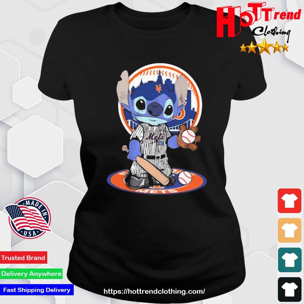 Baby Stitch New York Mets Baseball Logo 2023 Shirt Ladies