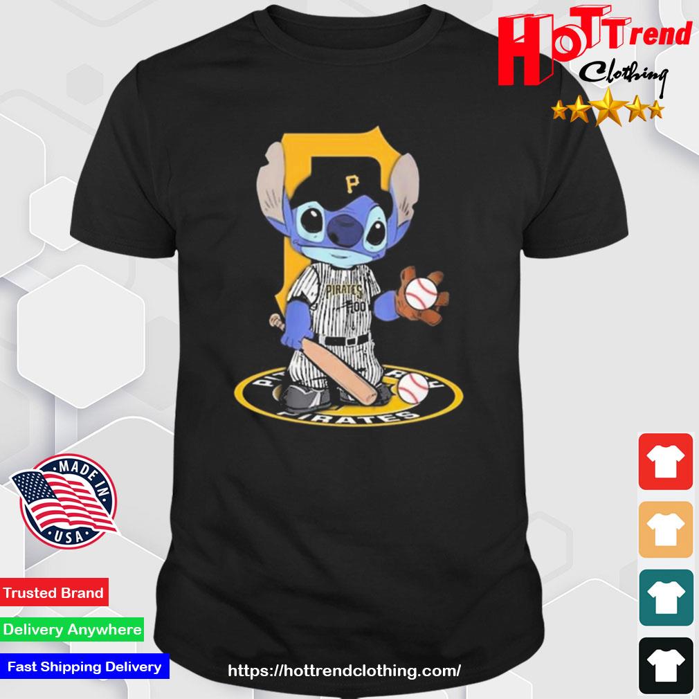 Baby Stitch Pittsburgh Pirates Baseball Logo 2023 Shirt