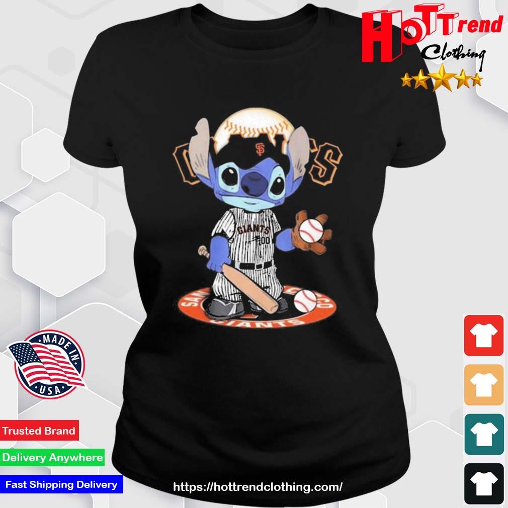 Baby Stitch San Francisco Giants Baseball Logo 2023 Shirt Ladies