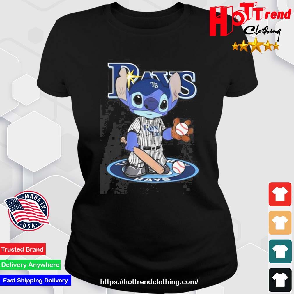 Baby Stitch Tampa Bay Rays Baseball Logo 2023 Shirt Ladies