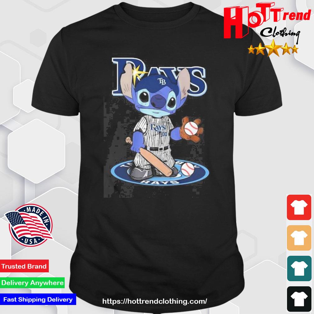 Baby Stitch Tampa Bay Rays Baseball Logo 2023 Shirt