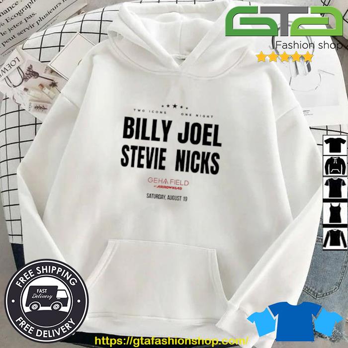 Billy Joel And Stevie Nicks Tour 2023 Billy Joel And Stevie Nicks Kansas City Trending Shirt Hoodie