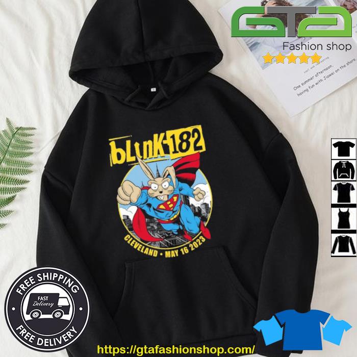 Blink-182 May 16 2023 Cleveland Event Shirt Hoodie