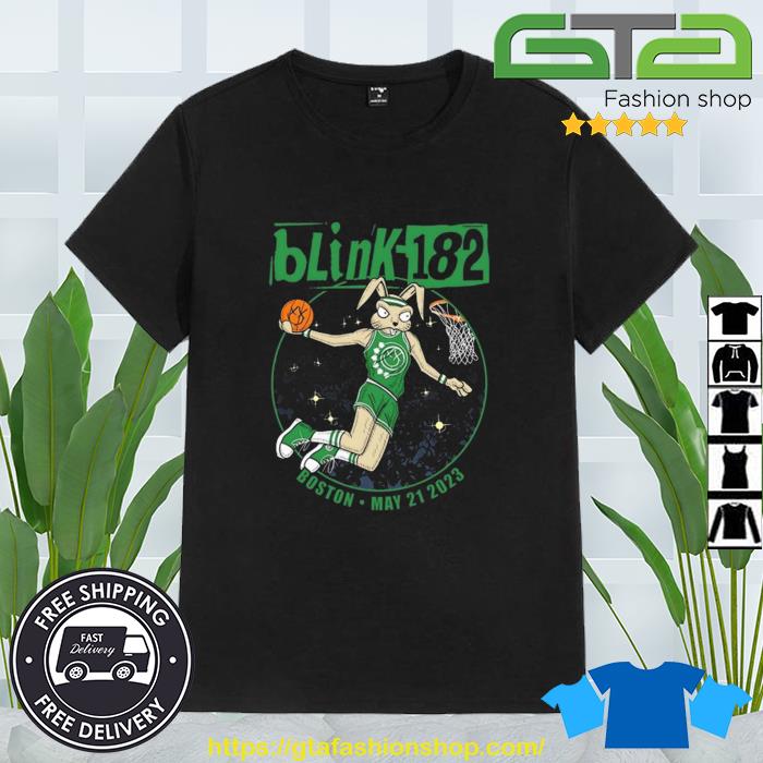Blink-182 May 21 2023 Boston Massachusetts Event Shirt