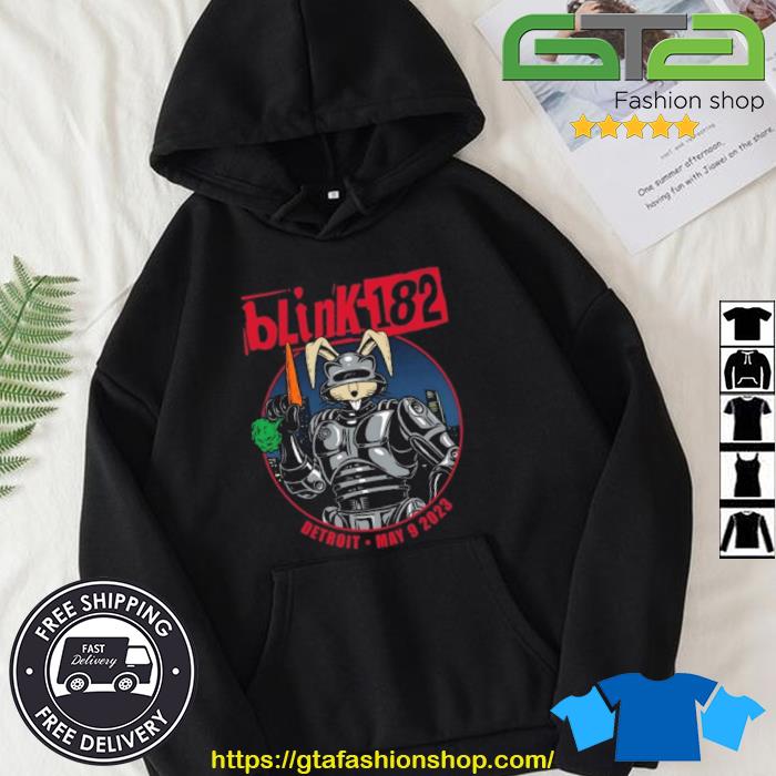 Blink-182 May 9 2023 Detroit MI Shirt Hoodie