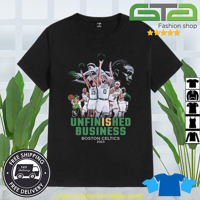Boston Celtics 2023 Unfinished Business shirt