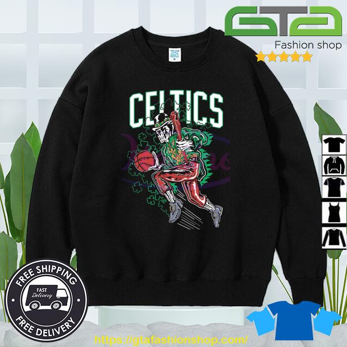 Skeleton Boston Celtics Halloween shirt, hoodie, sweater, long sleeve and tank  top