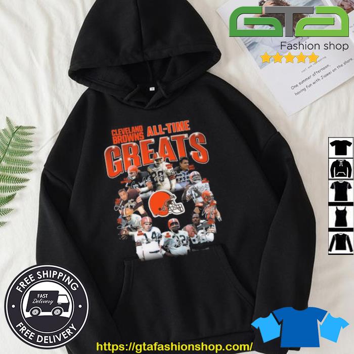 Cleveland Browns All Time Greats Signatures 2023 Shirt Hoodie