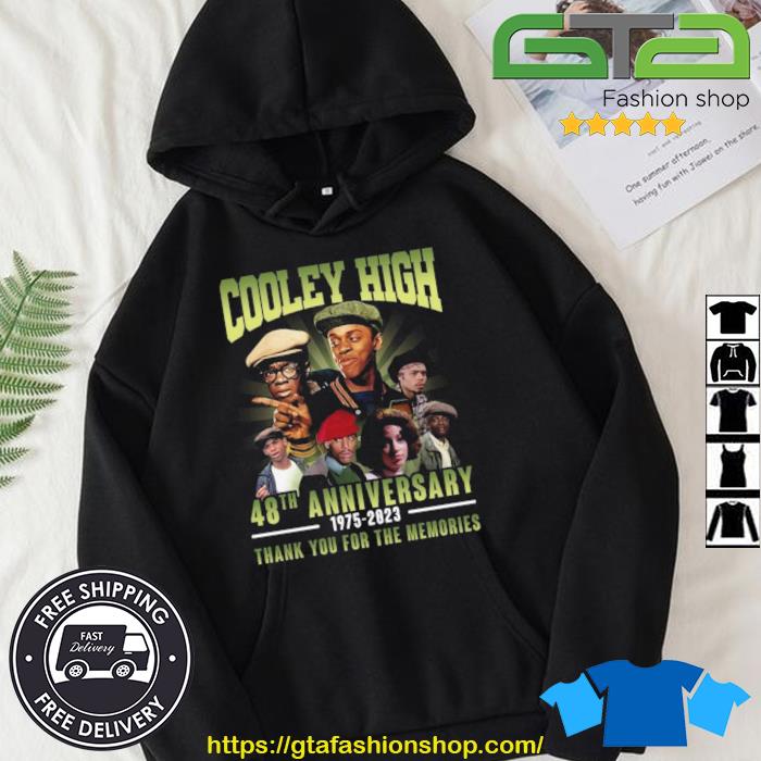 Cooley High 48th Anniversary 1975 – 2023 Thank You For The Memories Shirt Hoodie