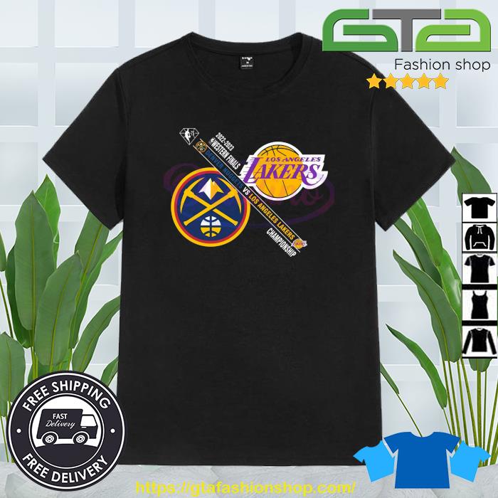 Denver Nuggets And Los Angeles Lakers 2023 Western Finals Championship Shirt