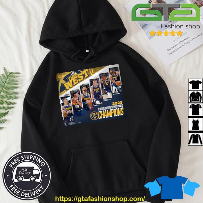 Denver Nuggets Authentic 2023 Western Conference Champions Men's Shirt Hoodie
