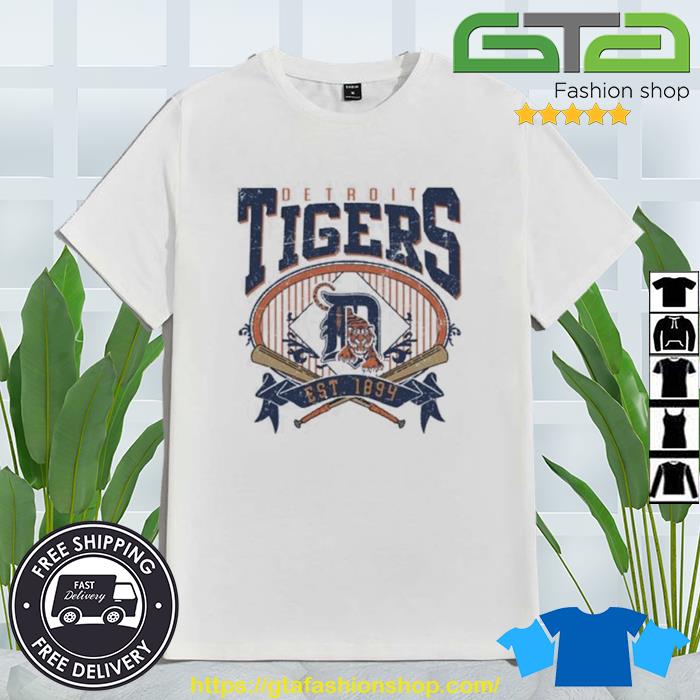 Detroit Tigers Est 1894 Vintage Baseball Shirt