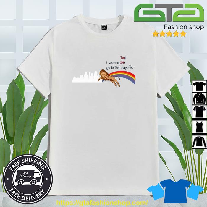Detroitlions I Wanna Go To The Playoffs Shirt