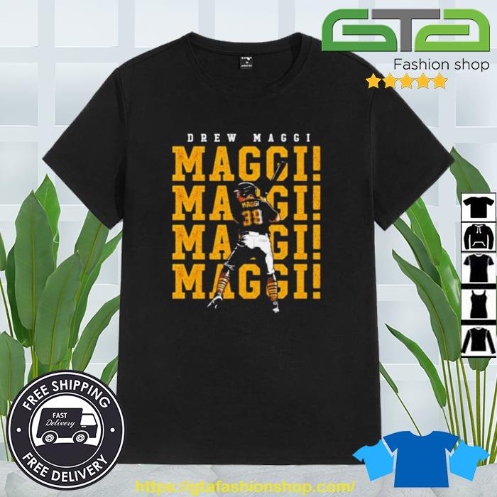 Drew Maggi 39 Baseball Player Shirt