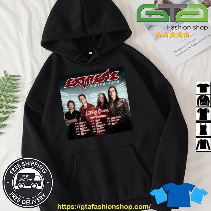 Extreme Add Euro And UK Leg To Thicker Than Blood Tour Shirt Hoodie