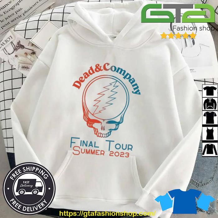 Featuring Dead & Company Steal Your Face Summer Tour 2023 Final Tour Shirt Hoodie