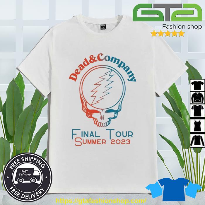 Featuring Dead & Company Steal Your Face Summer Tour 2023 Final Tour Shirt
