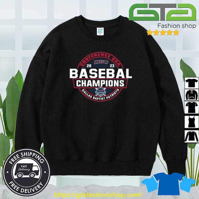 Dallas Baptist Patriots 2023 Ncaa DI baseball men's Champions logo