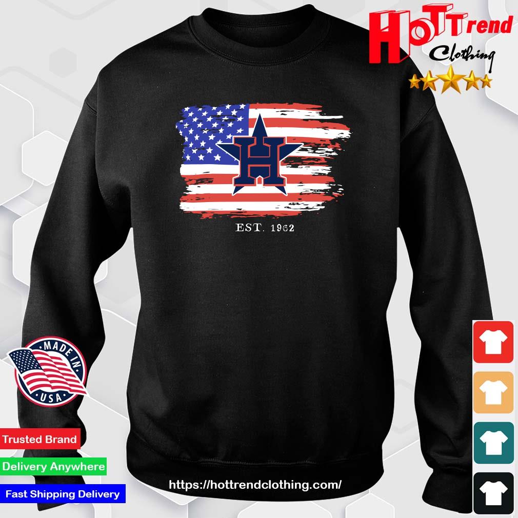 Official Hot 2023 houston astros est 1962 4th of july T-shirt