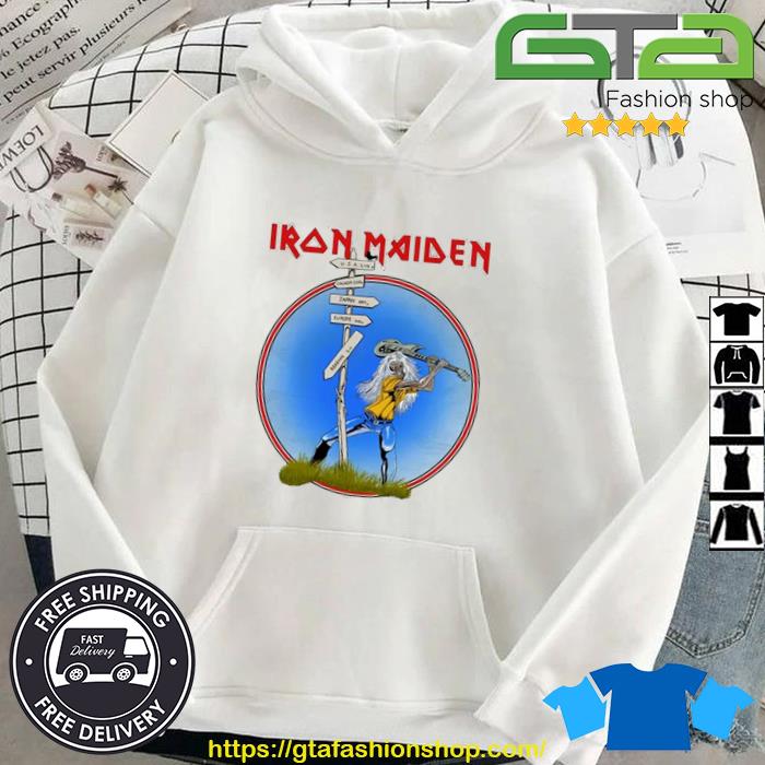 Iron Maiden 1982 The Beast At Reading And US Shirt Hoodie