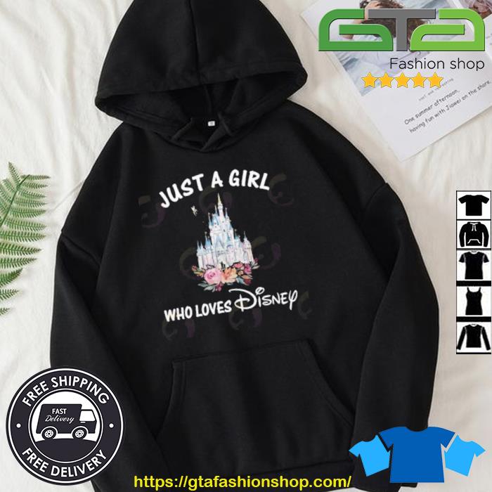 Just A Girl Who Loves Disney 2023 Shirt Hoodie