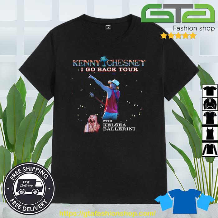 Kenny Chesney Adds New Show To I Go Back Tour 2023 Shirt