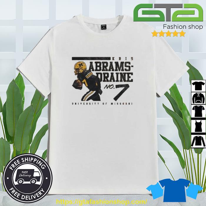 Kristopher Abrams Draine No 7 University Of Missouri Shirt