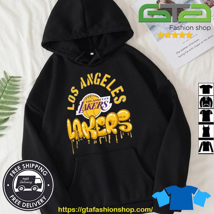 Los Angeles Lakers Stadium Street Art Dark Crystal Washed Shirt