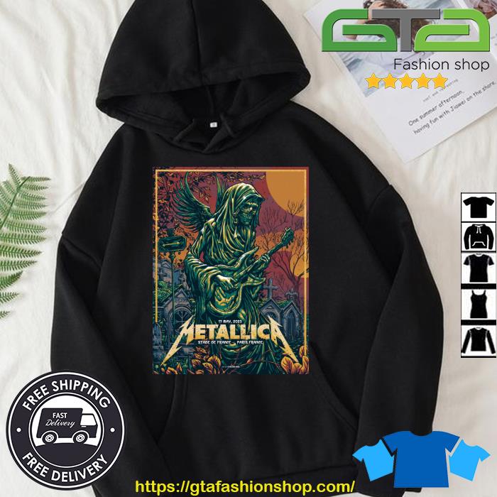 Metallica Stade De France Paris France 17 May 2023 Shirt Hoodie