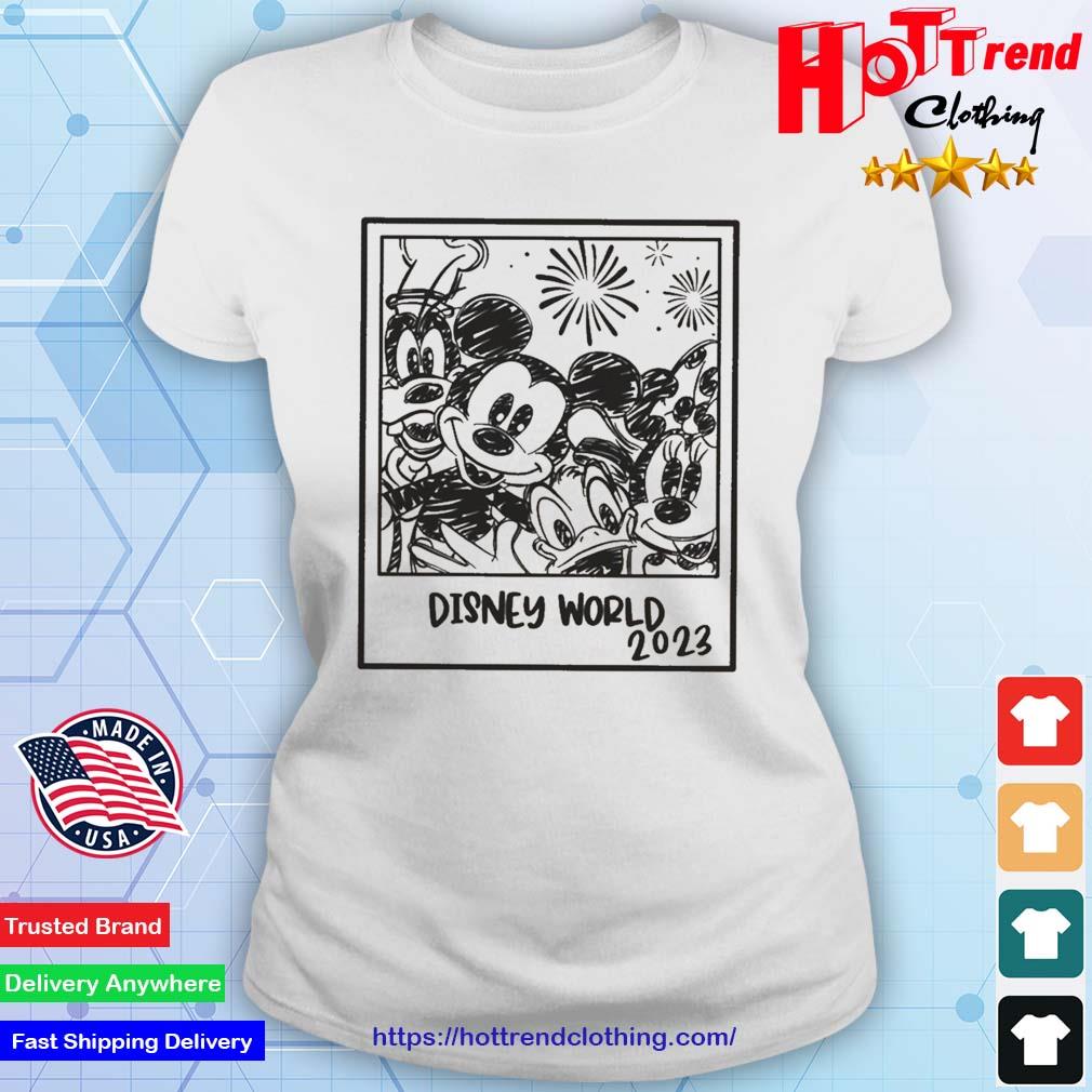 Mickey Silhouette Mickey And Friends 2023 Shirt Ladies