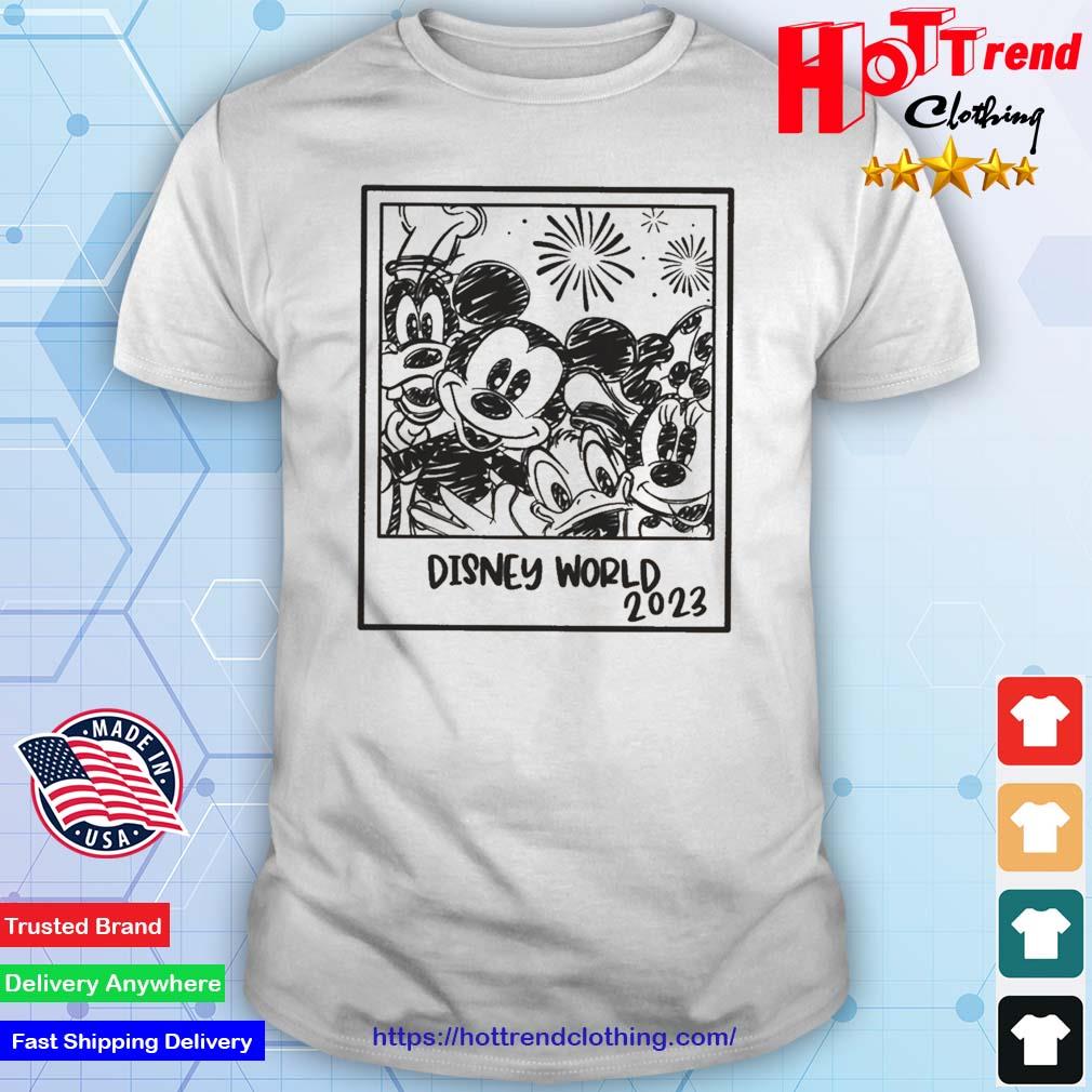 Mickey Silhouette Mickey And Friends 2023 Shirt